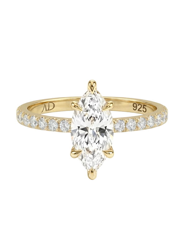 1.4CT | Marquise Cut Eternity Yüzük