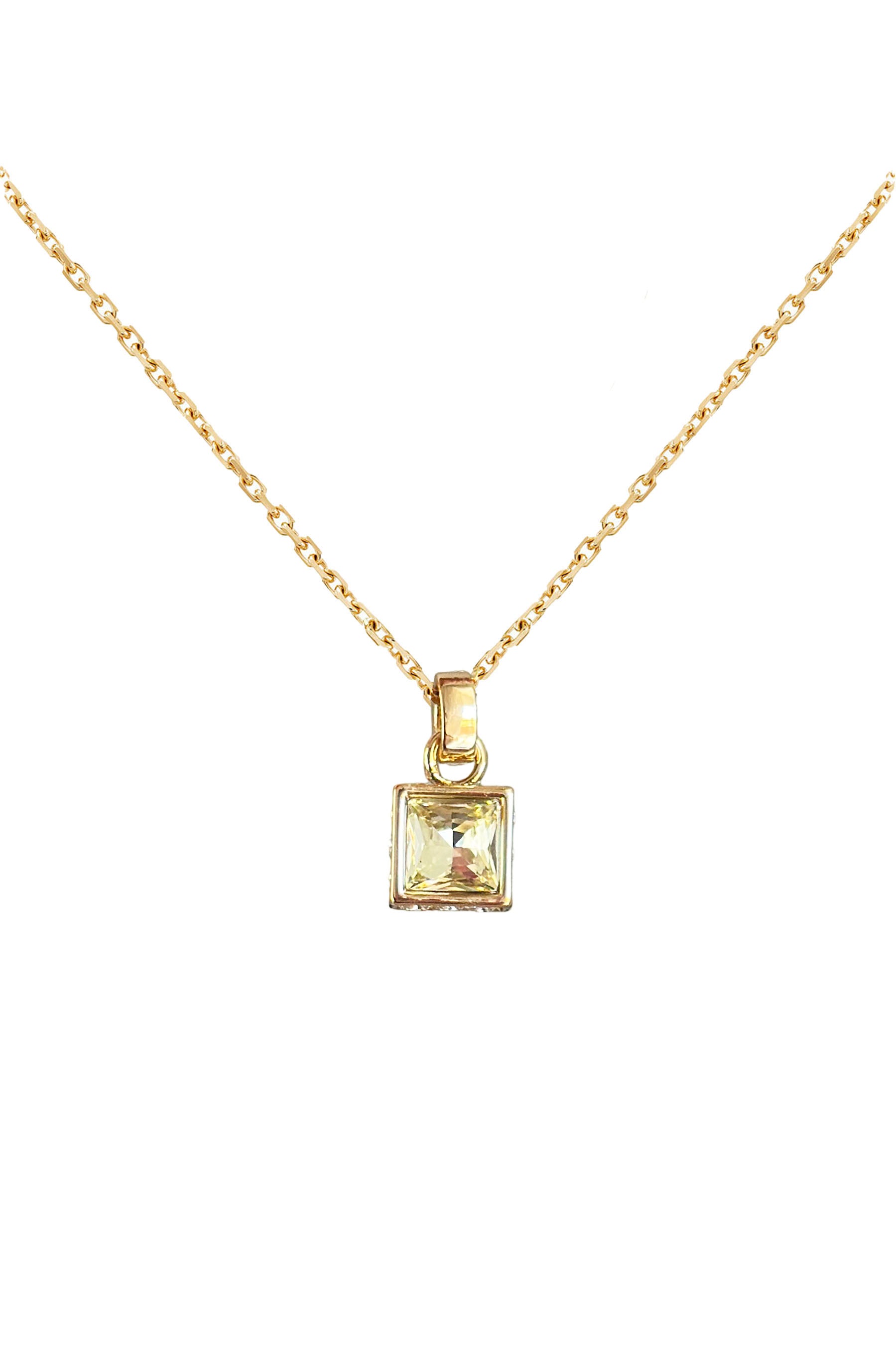 Aveline Butter Yellow Stone Kolye