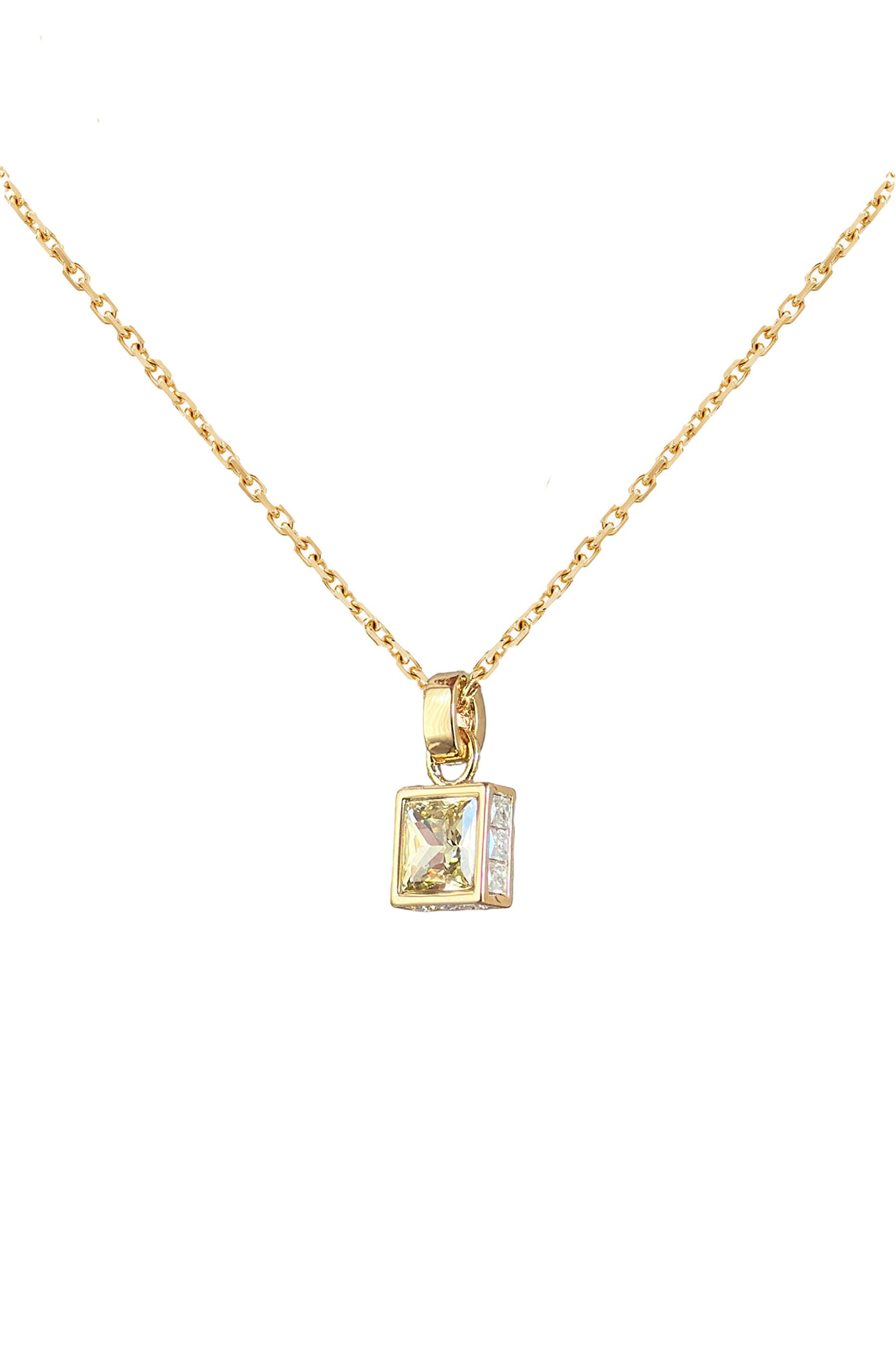 Aveline Butter Yellow Stone Kolye