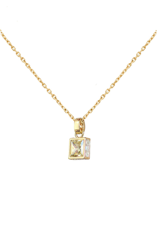 Aveline Butter Yellow Stone Kolye