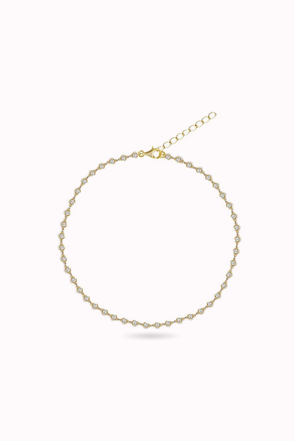 Solitaire Chain Bileklik  Atelier Duygu.