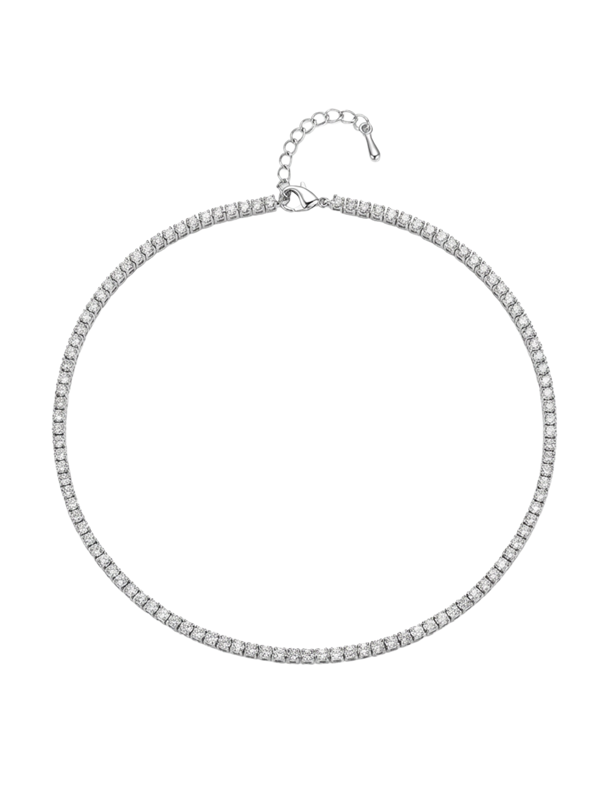 2MM | Choker Tennis Necklace
