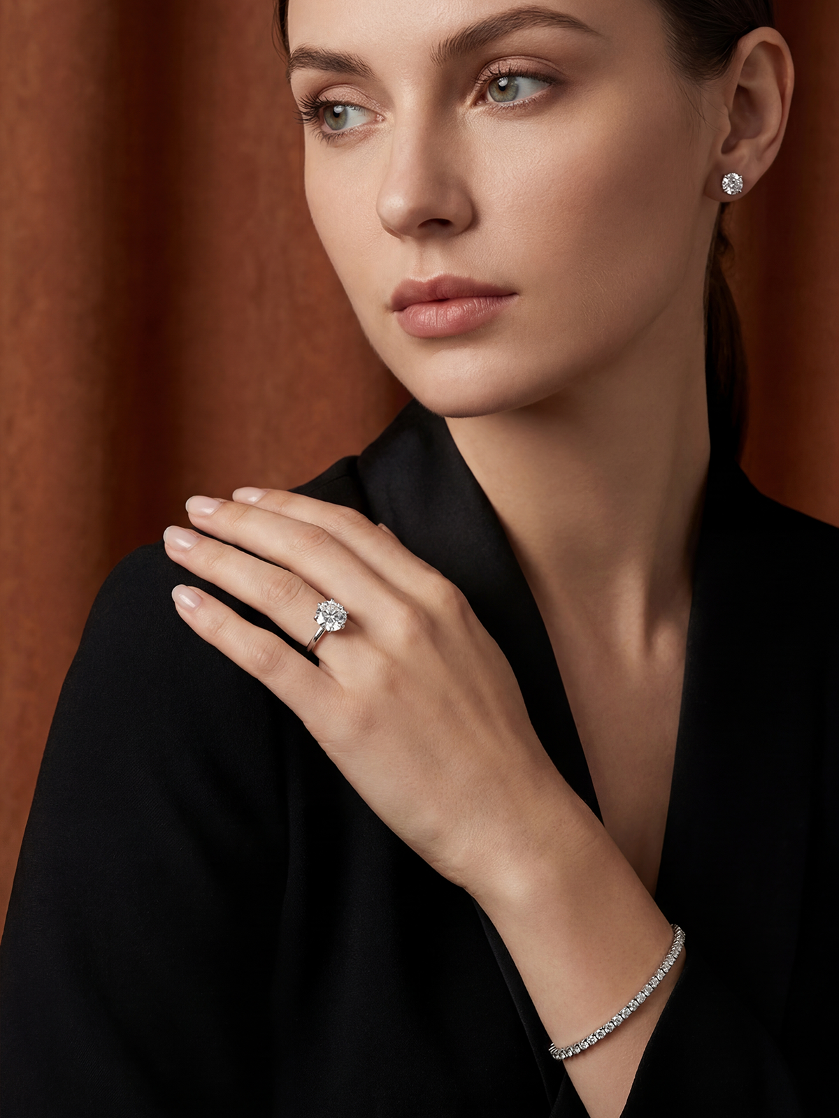 3.0CT | 6 Tırnak Tektaş Yüzük