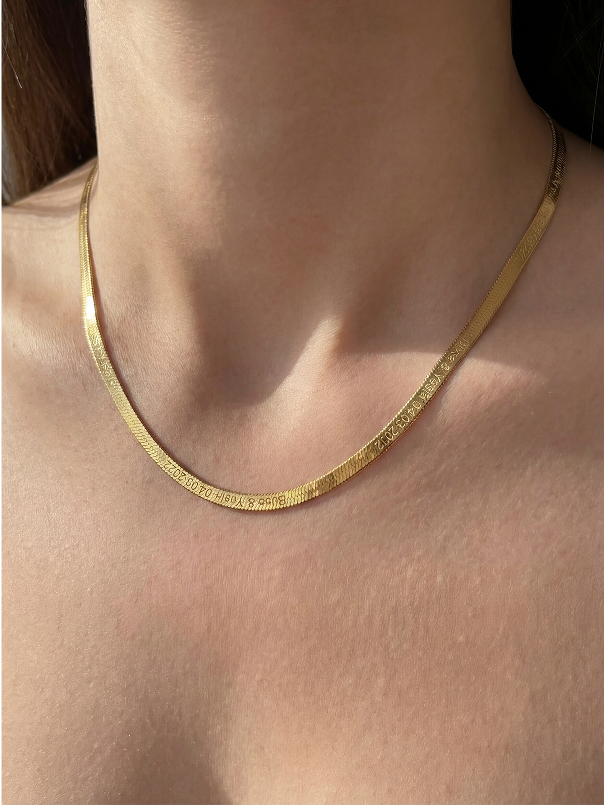 Italian Crushed Chain Necklace