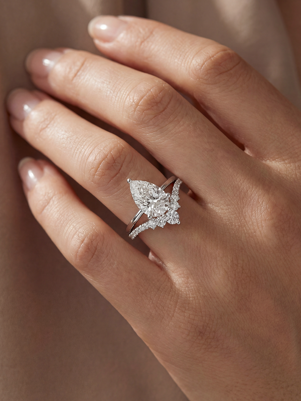 2CT | Pear Cut Alina Eternity Ring